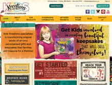 Tablet Screenshot of kidskreations.us
